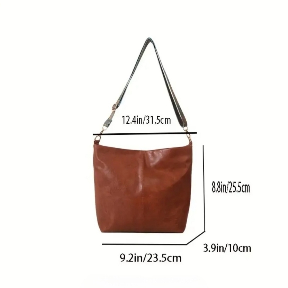 Vintage Large Capacity Hobo Bag - Retro Bohemian Shoulder Tote for Women… - Picture 5 of 6